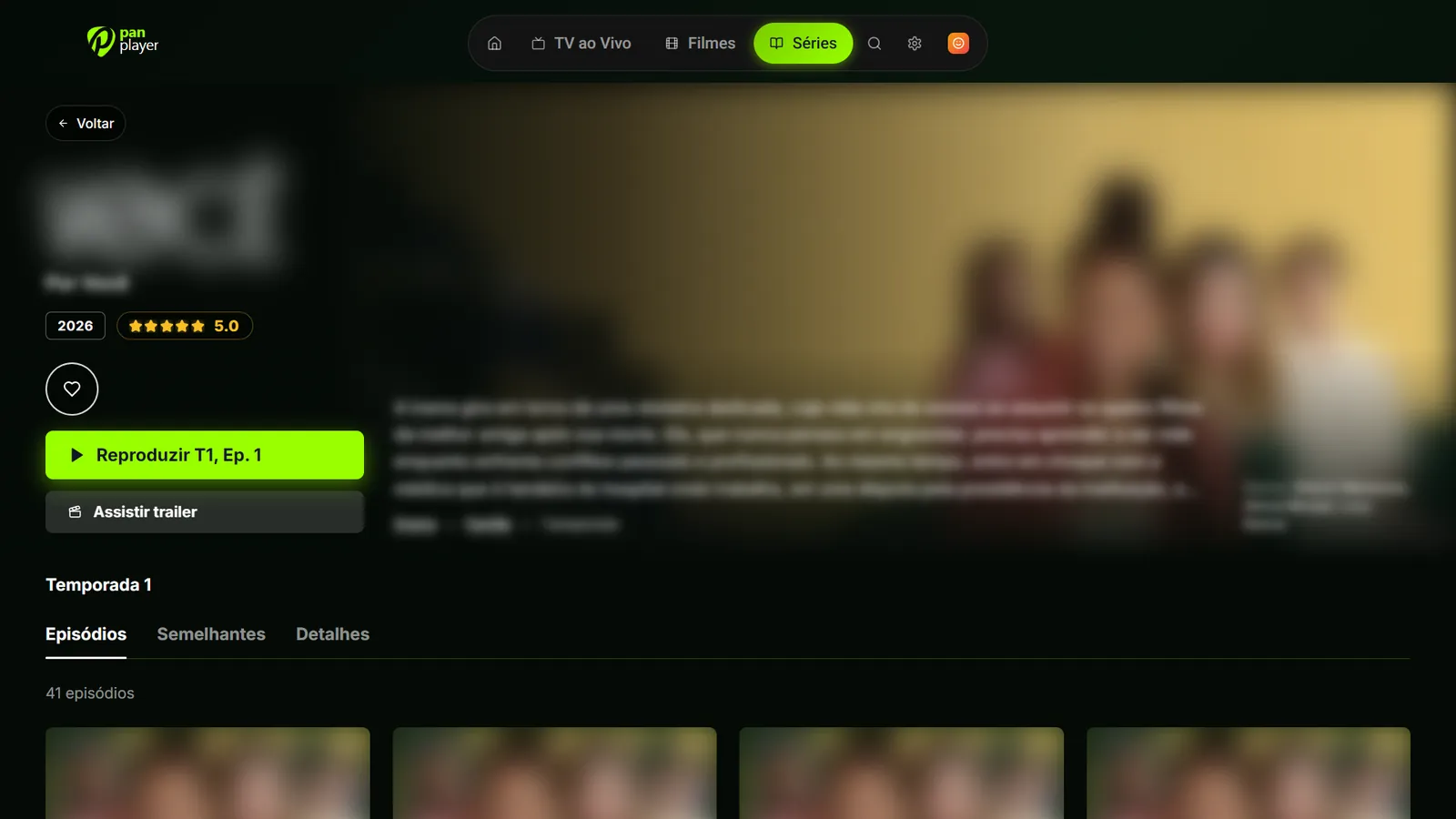 Séries e episódios